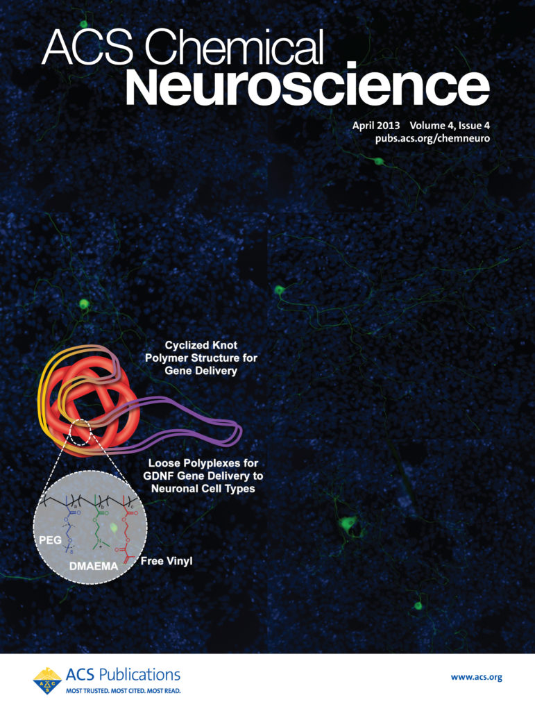 Ben Newland Research - Cover Image - ACS Chemical Neuroscience, 2013, 4, 540–546